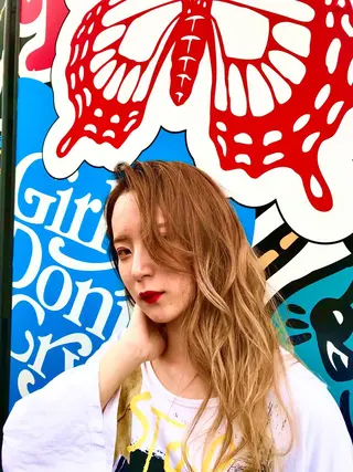 カラー メンズブリーチカラー /パーマ ごーた立川のヘアスタイル