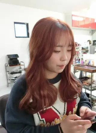 カラー ロング ma cherie 　naoのヘアスタイル