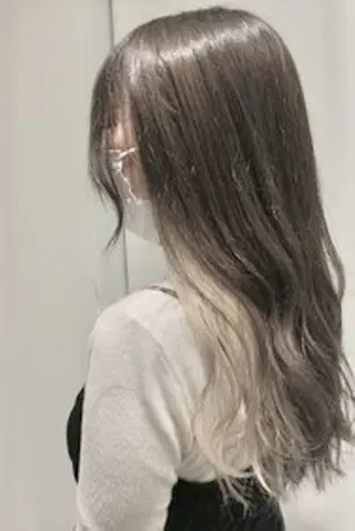 セミロング マンツーマン施術🫧 なつのヘアスタイル