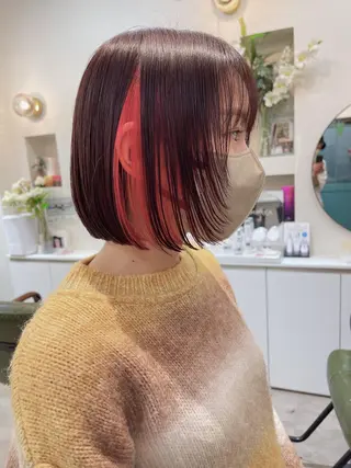 ショート カラー 超ボブ特化船橋駅 徒歩5分/國分雄斗のヘアスタイル