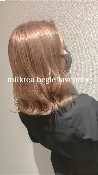 ミディアム カラー Selenehair 三条本店のヘアスタイル