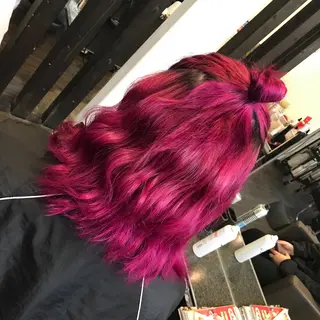 ミディアム juve. 別府のヘアスタイル