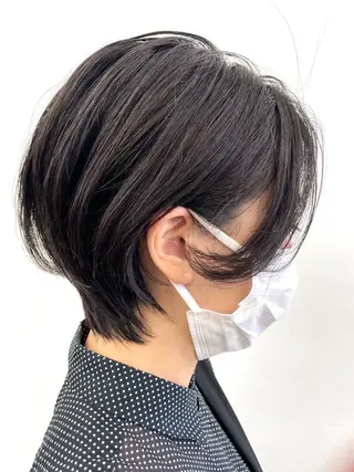 ショート カラー 笠原 健人のヘアスタイル