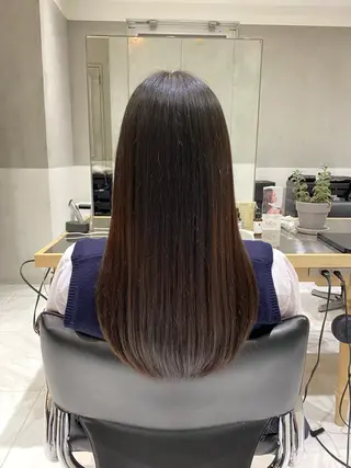 ロング パーマ 艶感/ナチュラル 🩵amiのヘアスタイル