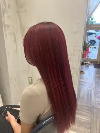 ロング 森本 朝香のヘアスタイル