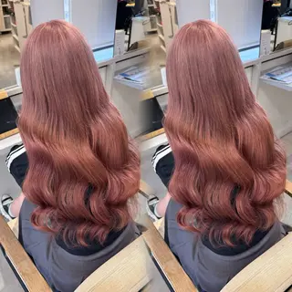 ロング カラー fuka/梅田/ ミルクティーベージュのヘアスタイル