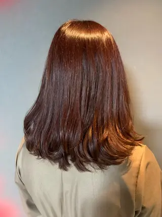 セミロング ⭐️似合わせ⭐️ ほかぞの　りかのヘアスタイル