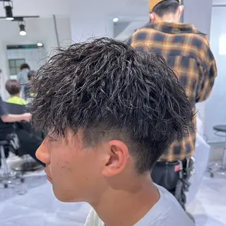 ショート パーマ メンズ 🖤Ayumi🖤 メンズ特化❤️‍🔥のヘアスタイル