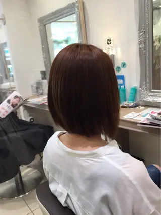 セミロング パーマ 比嘉 龍佑のヘアスタイル