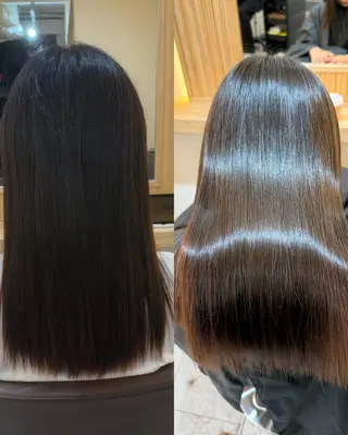 セミロング attrait南堀江所属・KAISEI髪質改善 /縮毛矯正のヘアスタイル