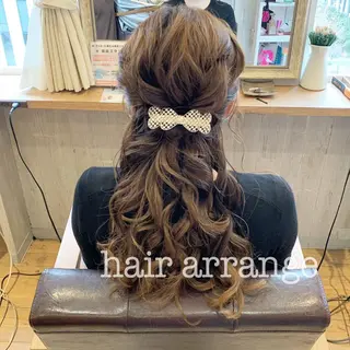 ロング カラー パーマ ヘアアレンジ メンズ キッズ ネイル マツエク・マツパ 新宿駅近♡友達とOK 🦋W -ワット -のヘアスタイル