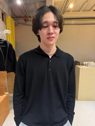 ミディアム itosiki所属・金津 魁杜のヘアスタイル