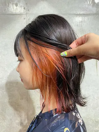 ミディアム もにか🌞原宿/渋谷 🌝ブリーチカラーのヘアスタイル