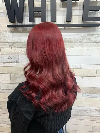 セミロング ハイトーン✨艶髪💘 💘 AYANO💘のヘアスタイル