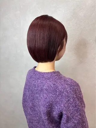 ショート 【韓国ヘア ×透明感カラー】芳川のヘアスタイル