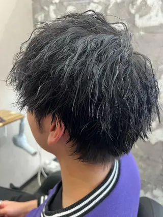 メンズ 髪質改善カラー🎀 アイブロウ✨麗華のヘアスタイル