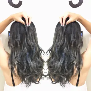 セミロング カラー ヘアアレンジ メンズ キッズ ネイル マツエク・マツパ AUBE HAIRazul吉祥寺所属・綺麗な髪質にしたい方 限定🌈清水 祥のヘアスタイル