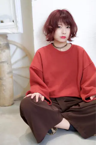 ショート カラー fio マナミのヘアスタイル