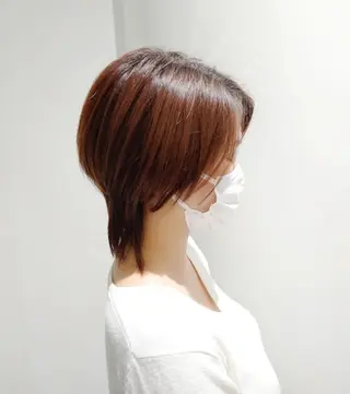 ショート カラー GO TODAY SHAiRE SALON キラリトギンザ店所属・🐱higajo🐱 比嘉門(ヒガジョウ)のヘアスタイル