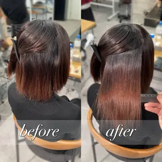 ミディアム Hair&Make Allure所属・塩谷康生/髪質改善 /ボブ/縮毛矯正のヘアスタイル