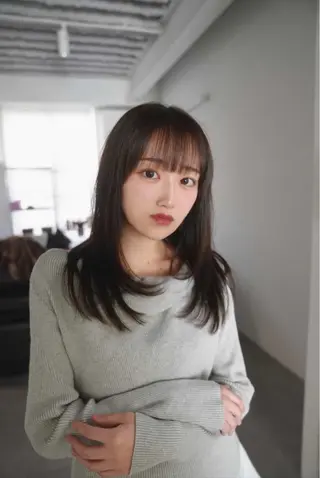 ミディアム タマオカ カズキのヘアスタイル