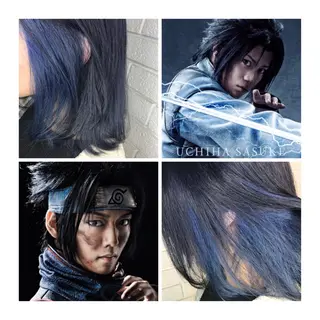 ミディアム カラー GARU-ガル-所属・TSUNO🦖 派手髪/オタク美容師のヘアスタイル