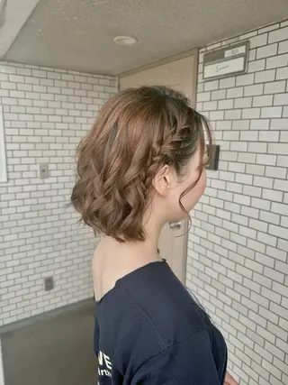 ショート ヘアアレンジ 🎀韓国ヘアメイク /参列ヘア/neneのその他イメージ