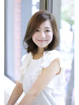 ミディアム カラー パーマ ヘアアレンジ メンズ キッズ ネイル マツエク・マツパ 透明感カラー💖 Stylist佐藤澪のマツエク・マツパデザイン