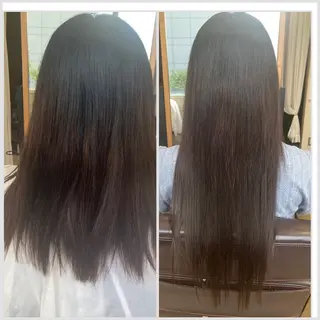 セミロング エクステブリーチ矯正 griFFicaのヘアスタイル