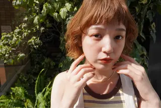 ショート カラー le'a所属・谷町/Le'a /竹原しおなのヘアスタイル