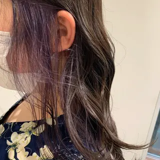セミロング カラー ヘアアレンジ flammeum 沼津【フラミューム】所属・小白井 由美のヘアスタイル