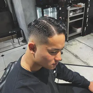 ショート メンズ &CREW スタッフのヘアスタイル