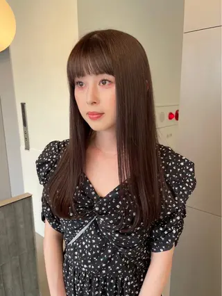 ロング カラー 透けるカラー🫧 Memi🎀のヘアスタイル