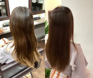 セミロング カラリス 黒川店のヘアスタイル