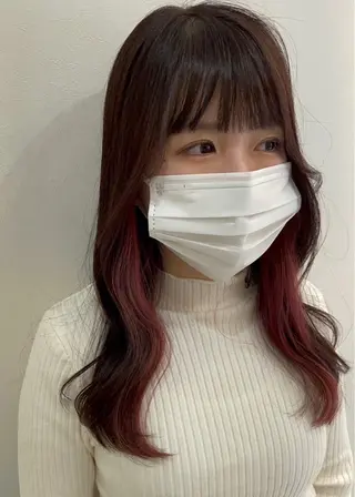 カラー Lond  Emi 艶髪モテヘアのヘアスタイル