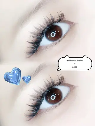 マツエク・マツパ 韓国束感エクステ 🧸MEMEのマツエク・マツパデザイン