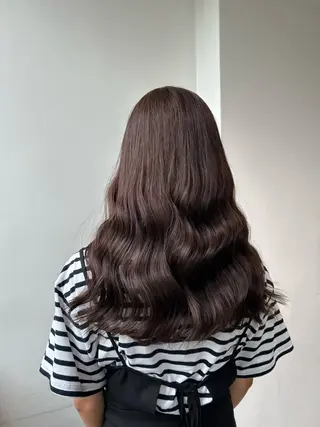 ロング カラー 愛結 暖色カラー🎀🩰のヘアスタイル