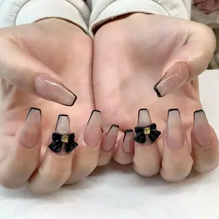 ネイル 💎🐰 saki. m 🐰💎のネイルデザイン