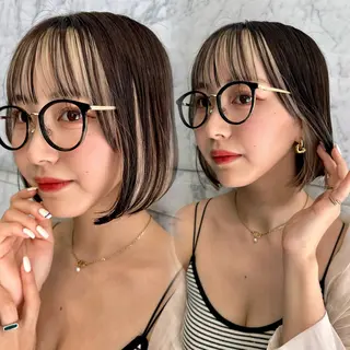 ミディアム 🔴心斎橋髪質改善 ボブ鈴木佑弥🔴のヘアスタイル