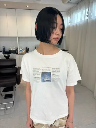 ショート masa/ボブ特化/ ぷつっとボブのヘアスタイル