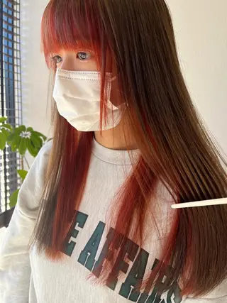 セミロング カラー ちひろ /似合わせカラーのヘアスタイル