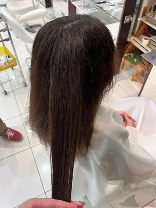 ロング カラー 石渡 瑠菜のヘアスタイル