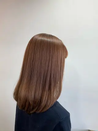 セミロング カラー 🫧縮毛矯正🫧ai hara🫧表参道のヘアスタイル