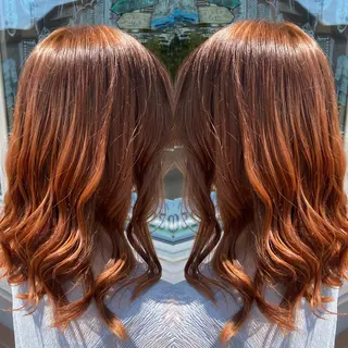 ミディアム カラー 🪼高評価🪼 💎柴崎の藤咲💎のヘアスタイル