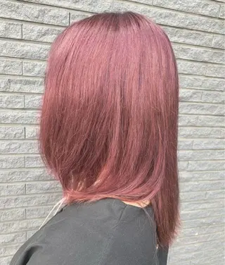 ミディアム カラー ヘアアレンジ 髪質改善&Spa fee南越谷2号店所属・髪質改善/南越谷/ 山岸彩夏のヘアスタイル