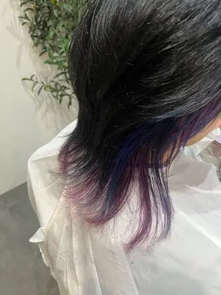 セミロング カラー 藤田 詩織のヘアスタイル