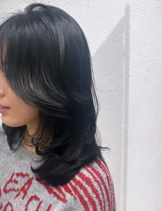 ミディアム CIEL 難波店所属・🎀透明感/レイヤ ー/Kotona🎀のヘアスタイル
