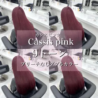 ロング カラー ダメージレスハイ トーン💖kanonのヘアスタイル