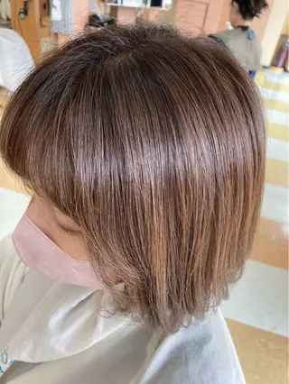 カラー 森瀬 紗都のヘアスタイル
