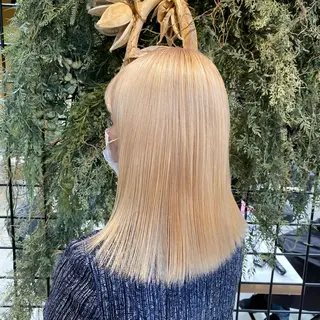 ミディアム カラー 平野葵🎀 hair/nailのネイルデザイン